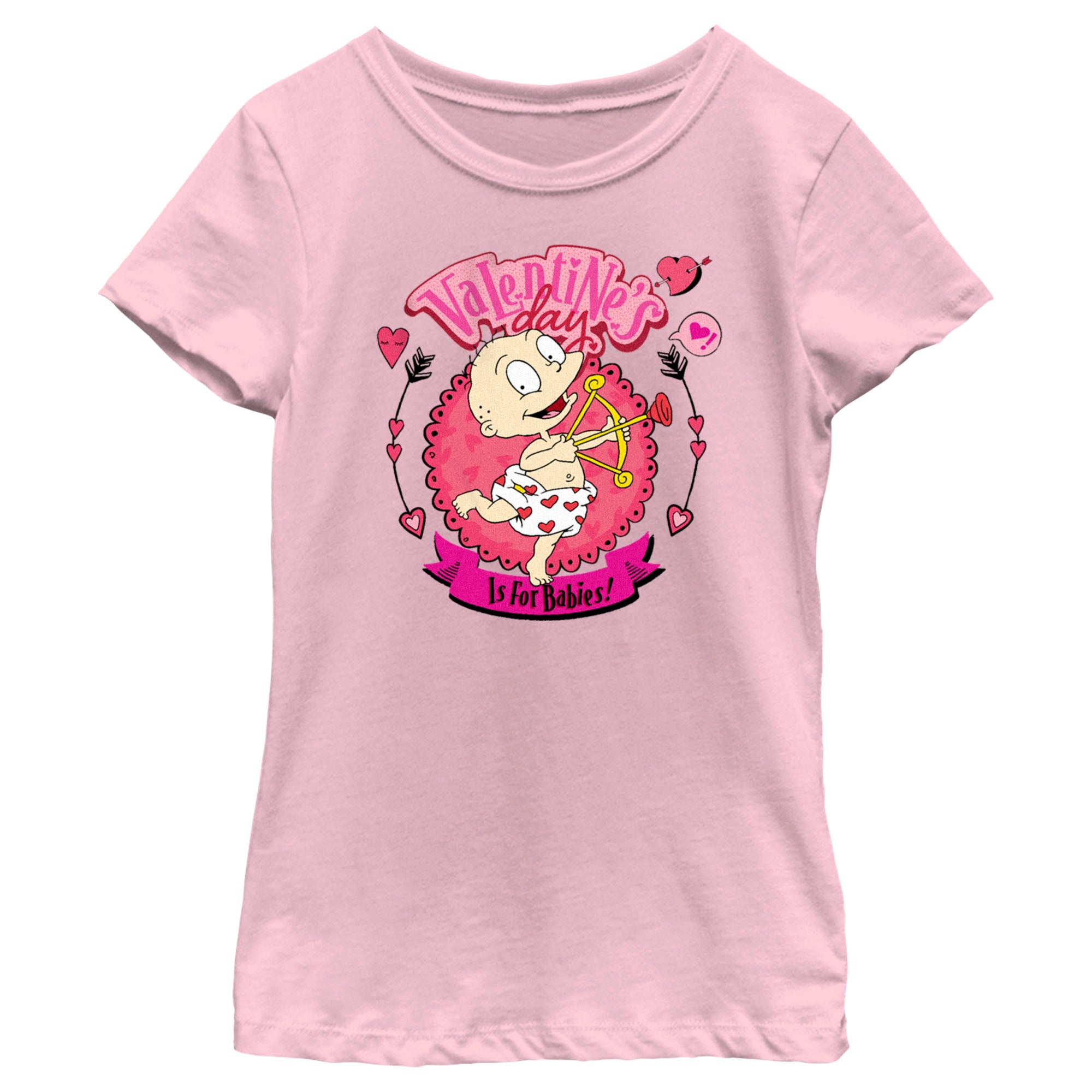 Girl’S Rugrats Valentine’S Day Is For Babies T-Shirt