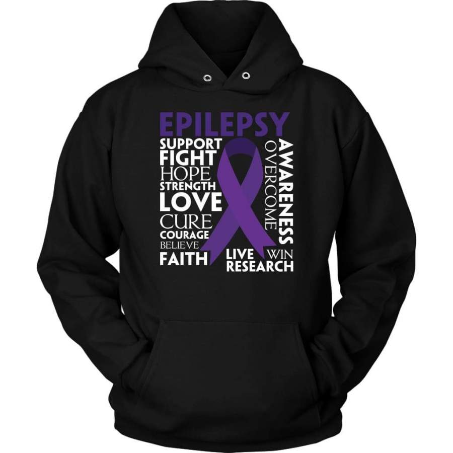 Epilepsy awareness support fight hoodie