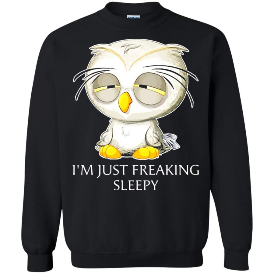 AGR I_m Just Freaking Sleepy Owl Sweatshirt