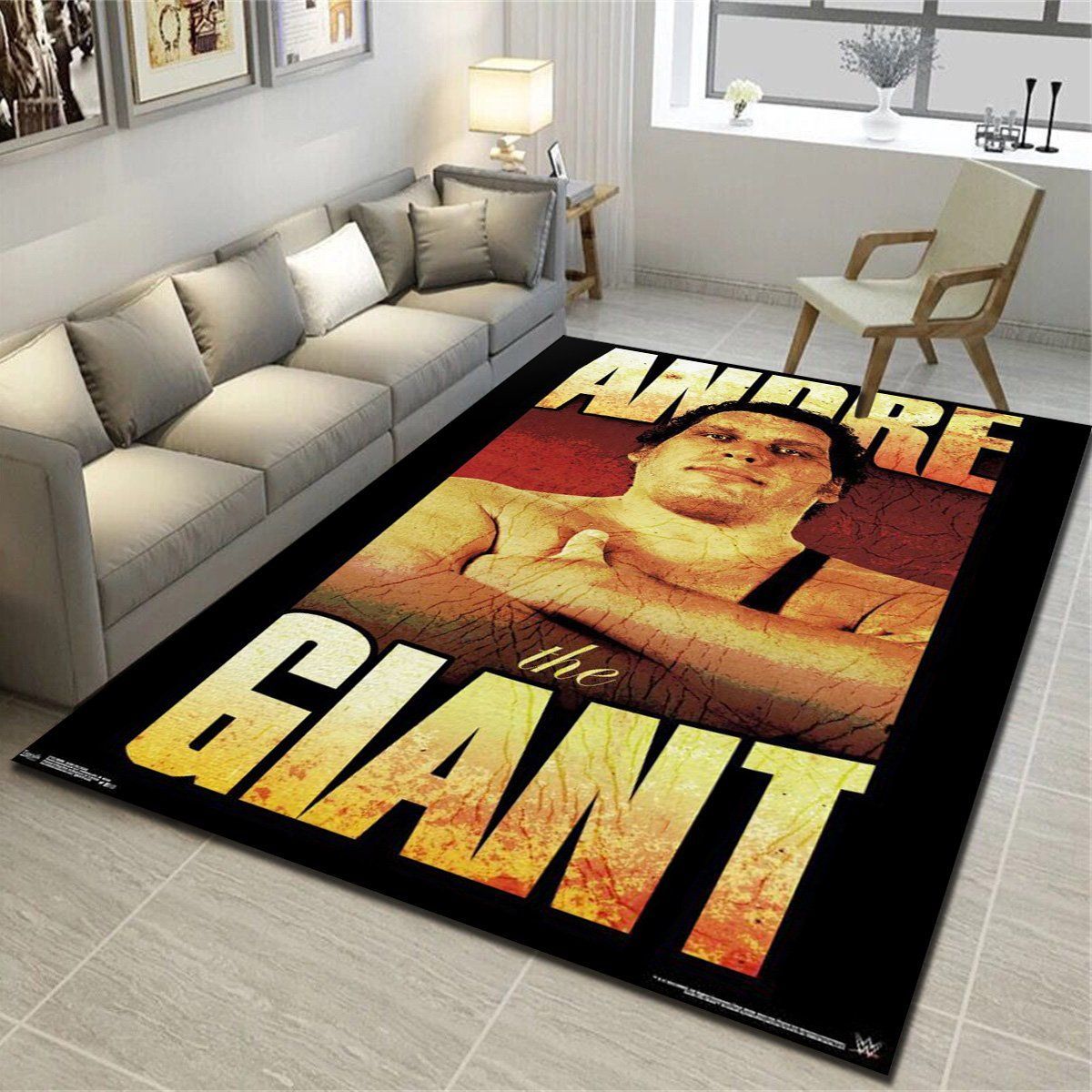 Wwe Andre The Giant Area Rugs, Living Room Bedroom Carpet