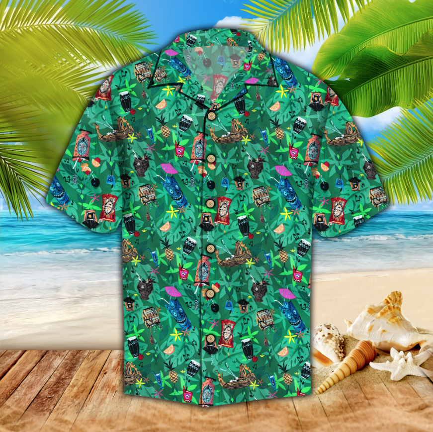 Dn Tiki Hawaii Shirt Ha109839