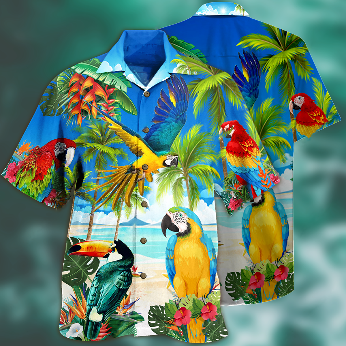 Parrots High By The Beach Hawaii Shirt Ha72643