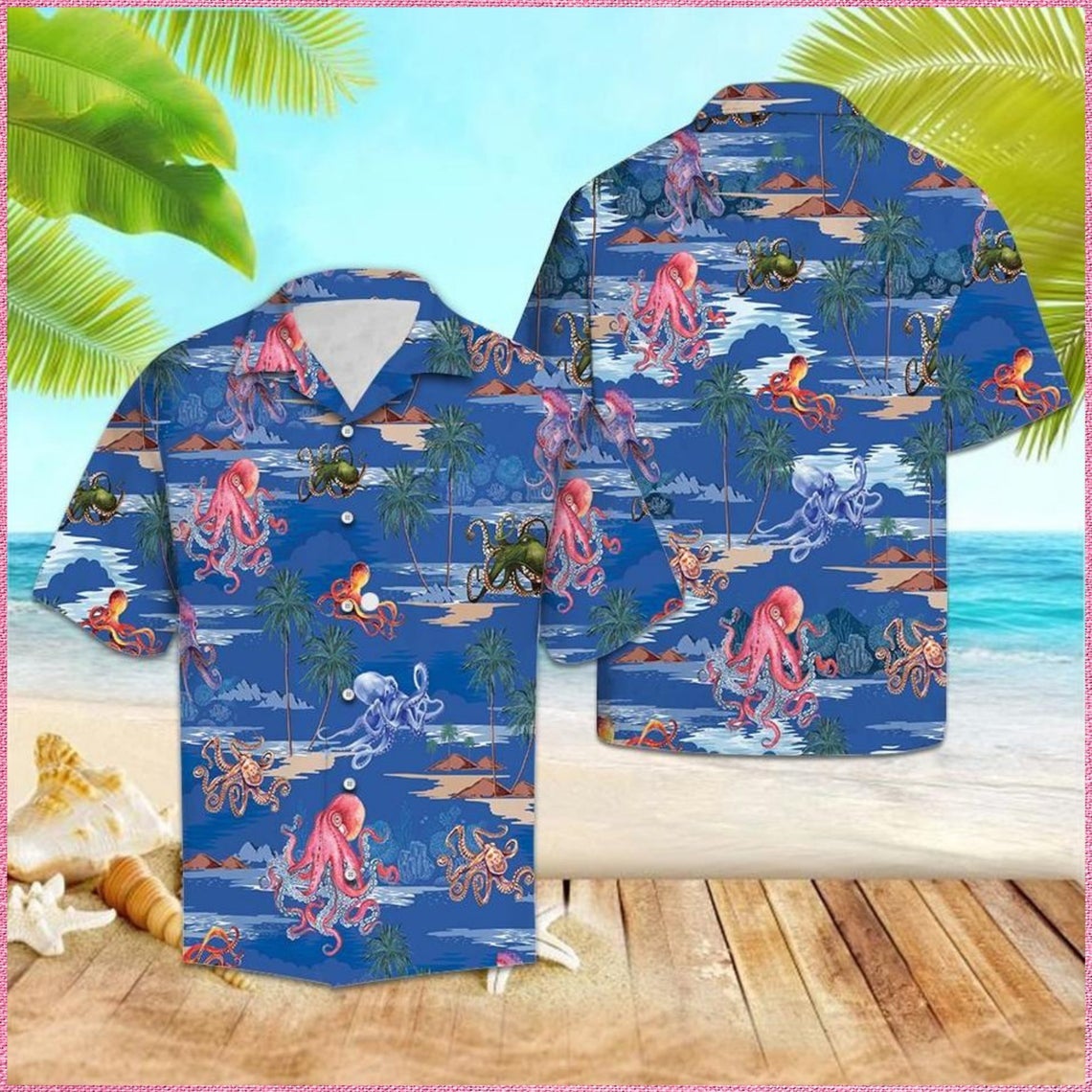 Amazing Octopus Hawaii Shirt Made In Summer Beach Shirts Gift Boyfriend Ha62048