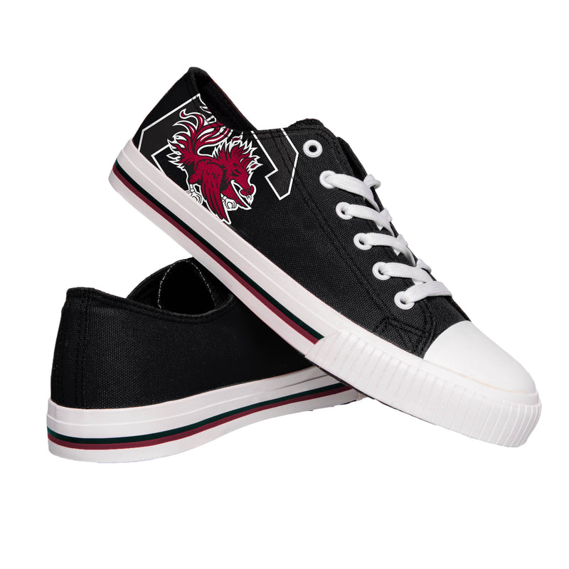 South Carolina Gamecocks NCAA Mens Low Top Big Logo Canvas Shoes