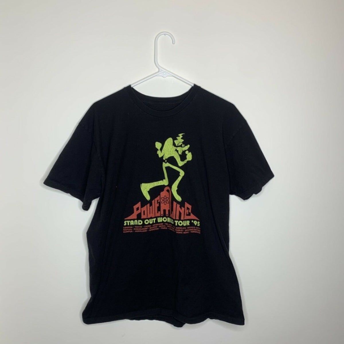 S Black Powerline Stand Out World Shirt