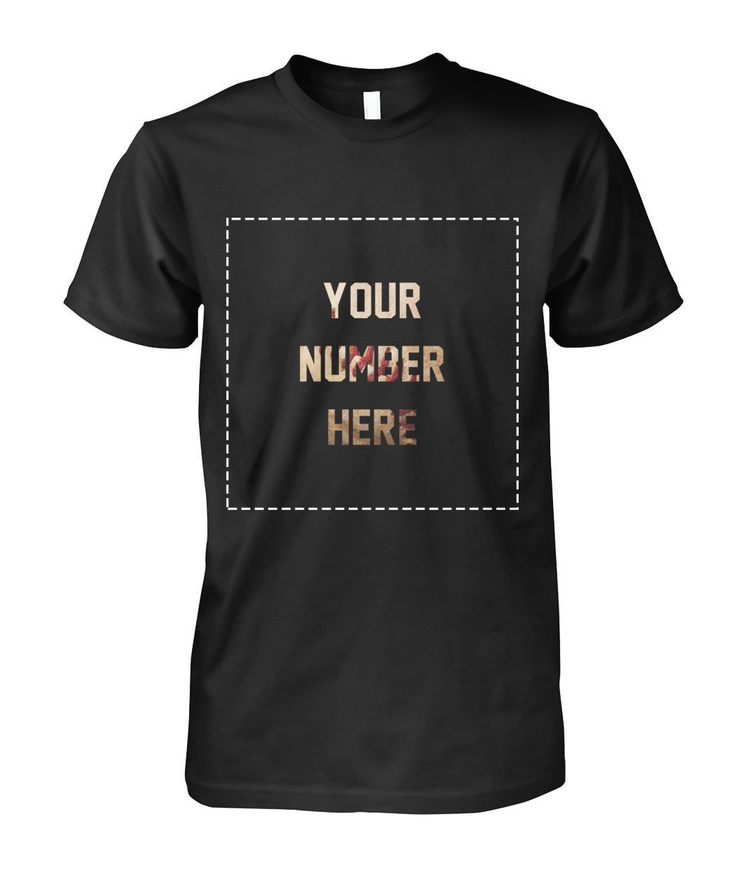 Baseball – Number (Front) – Customized Shirt