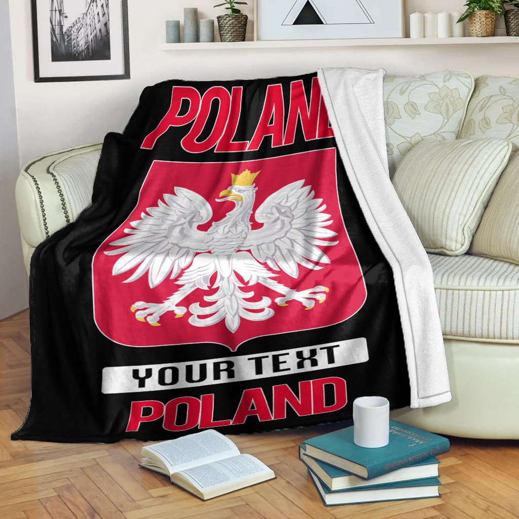 (Custom Text) 1sttheworld Poland Premium Blanket – (Polska) Proud to be Polish – BN21