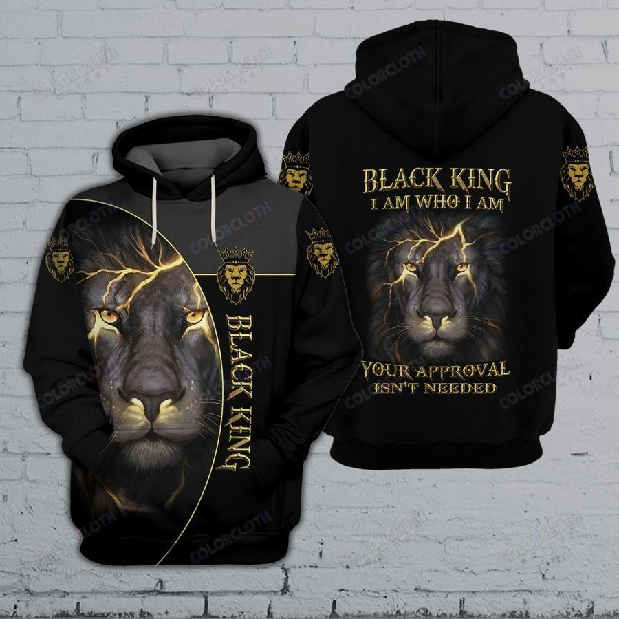 Black King I Am Who I Am Your Approval Isn’T Needed Polo Shirt Tv532706