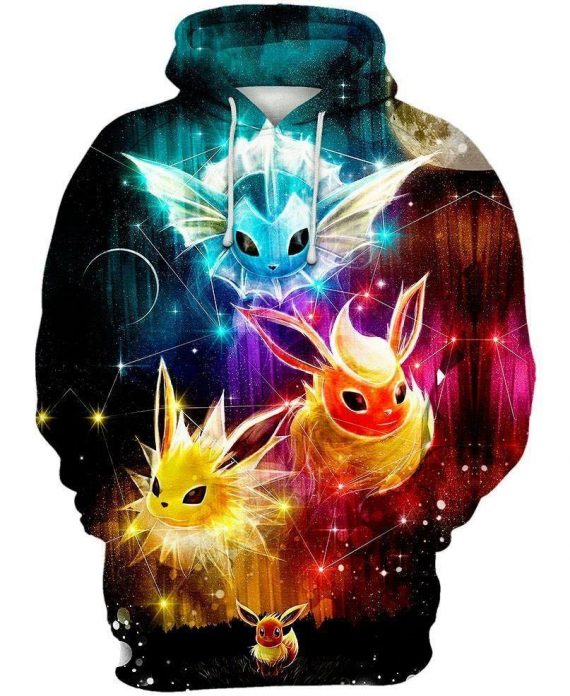 Pokemon Present Eevee 25Th Anniversary Pokemon Hoodie Hg