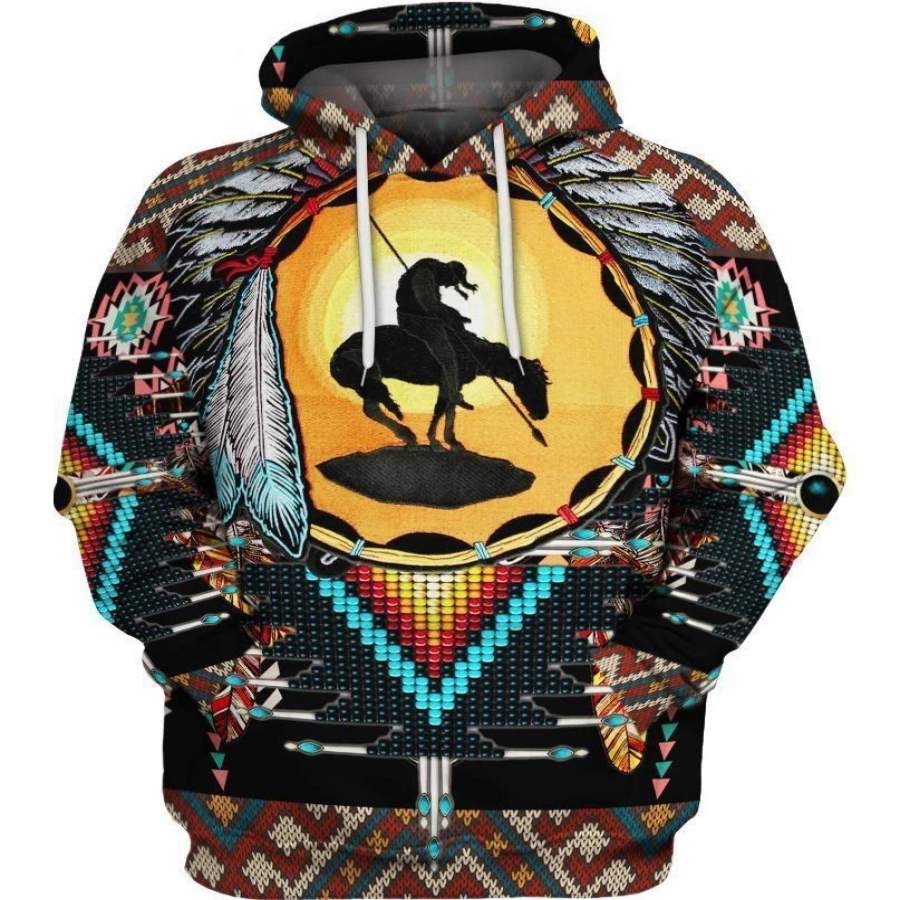 3D All Over Print Horse Hoodie NM120805