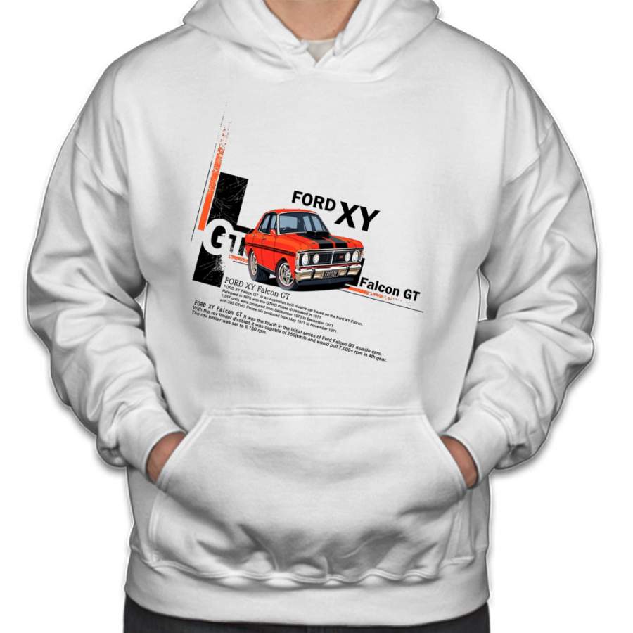 XY GT HO Ford Falcon Cartoon – Freddy Hoodie