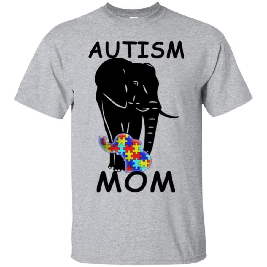 mother’s day t-shirt Autism Elephant Tee Shirt Mom Shirts a great present 2018