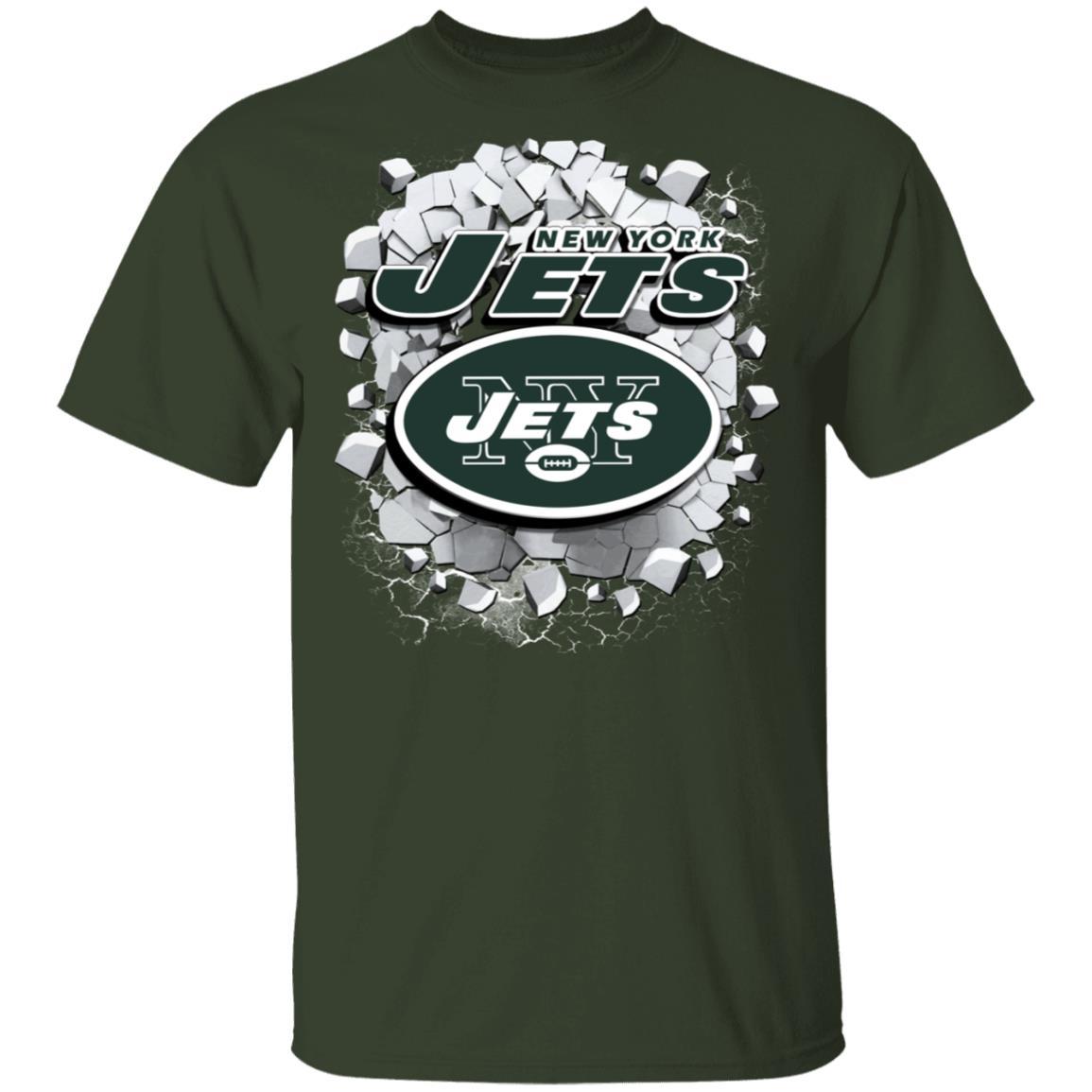 Amazing Earthquake Art New York Jets T Shirt