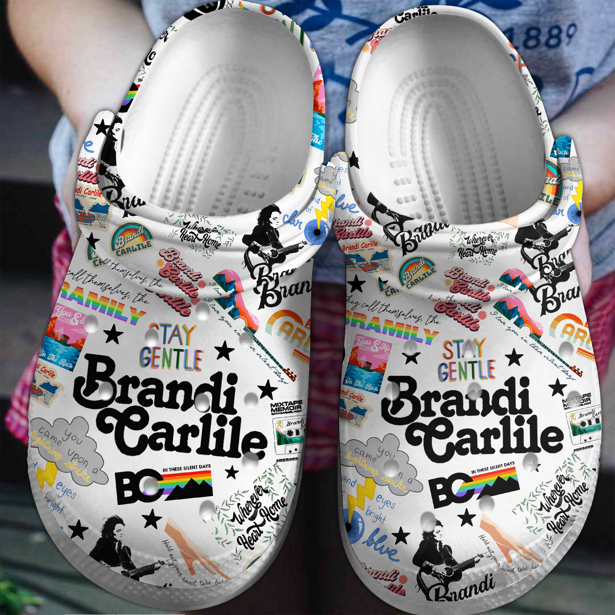 Brandi Carlile Music Crocs Crocband Clogs Shoes Comfortable For Men Women and Kids