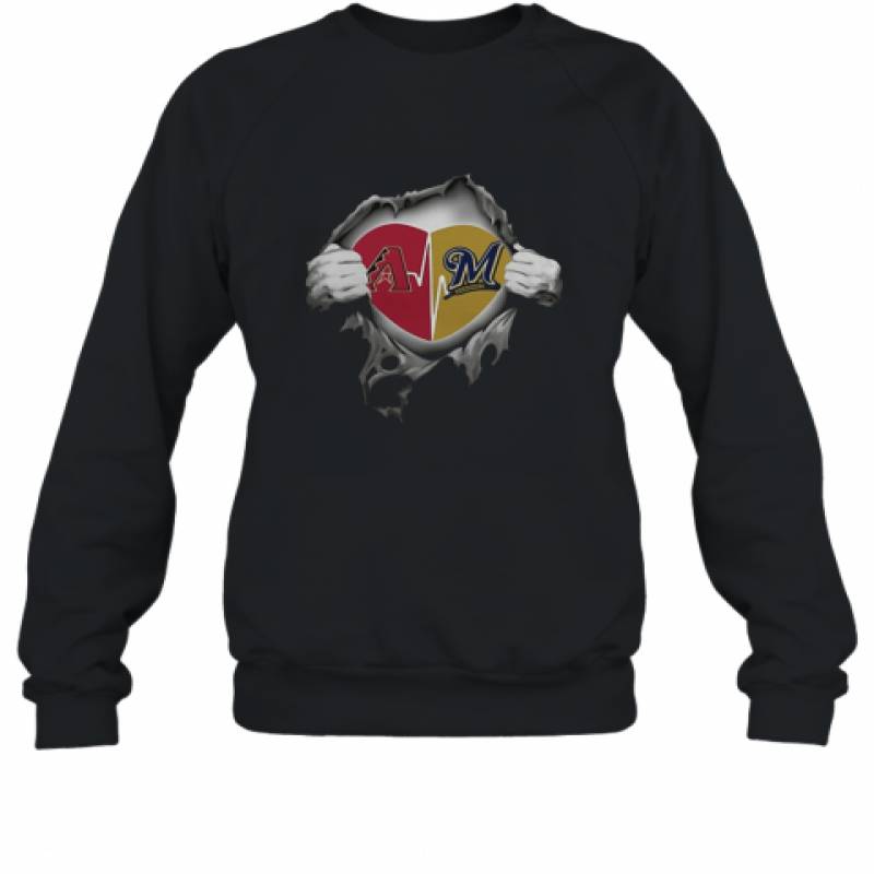 Arizona Diamondbacks Blood Inside Me Milwaukee Brewers shirt Sweatshirt