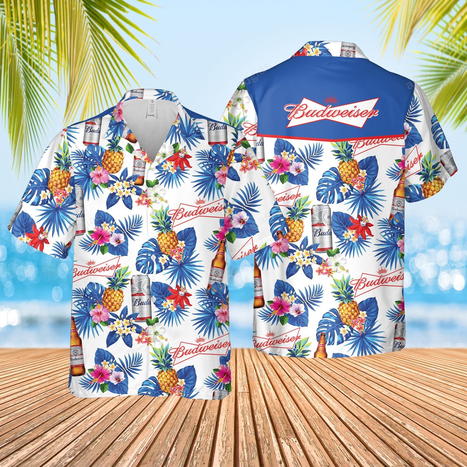 Bws Aloha Hawaiian Style Beer Lovers Summer Shirt Ha72322