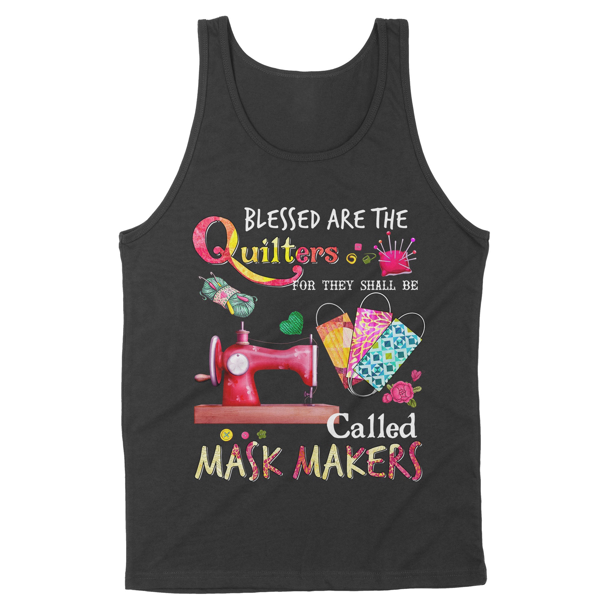 Blessed are the quilters for they shall be called cute – Standard Tank