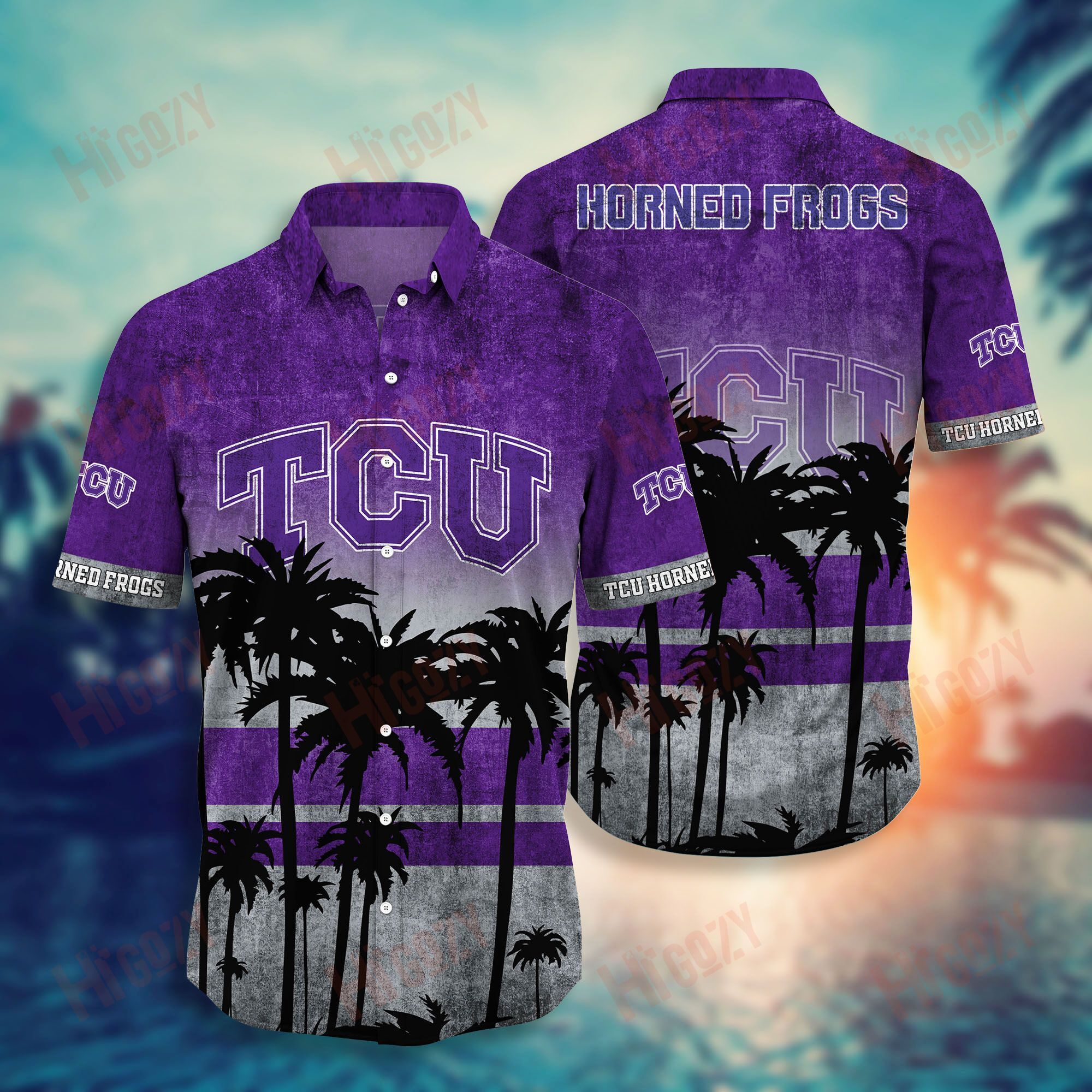 Tcu Horned Frogs Hawaiian Shirt Short Style Hot Trending Summer Ha91314