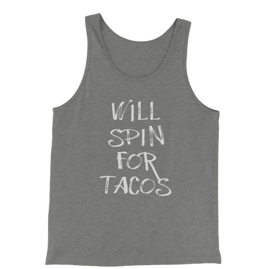 Will Spin For Tacos Jersey Tank Top for Men