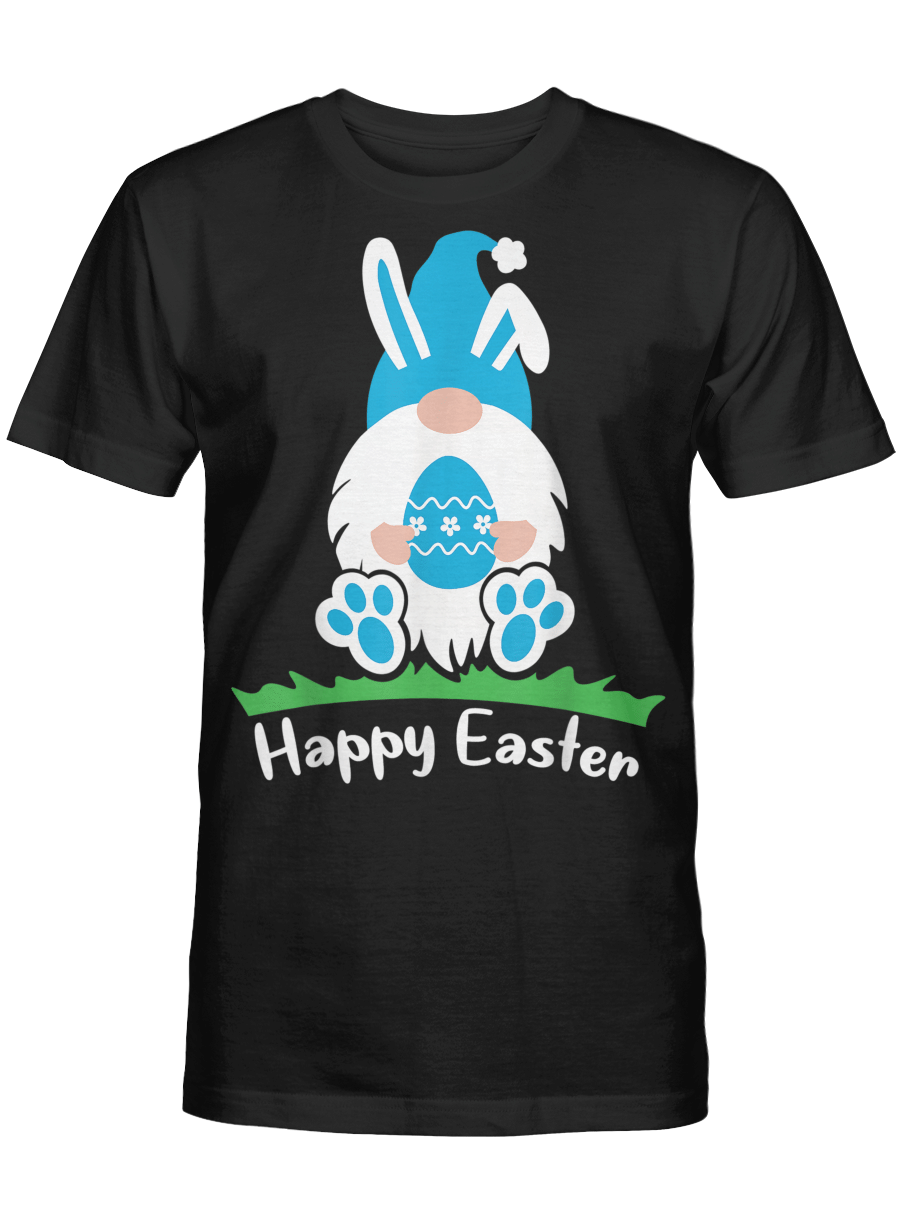 Blue Easter Bunny Gnome T-Shirt