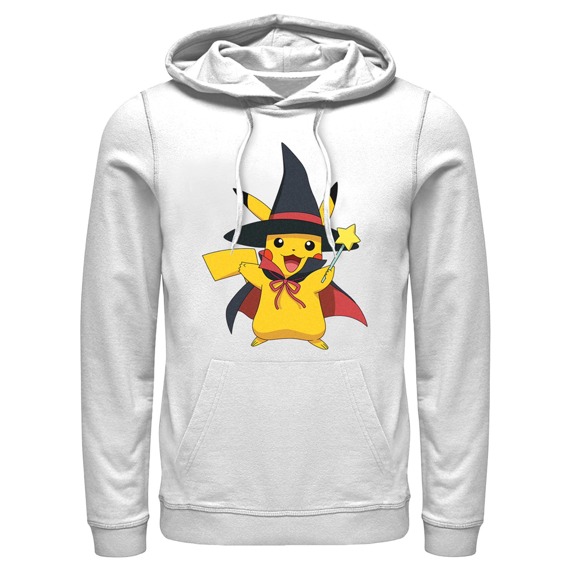 Men’S Pokemon Halloween Pikachu Magic Wand Pull Over Hoodie