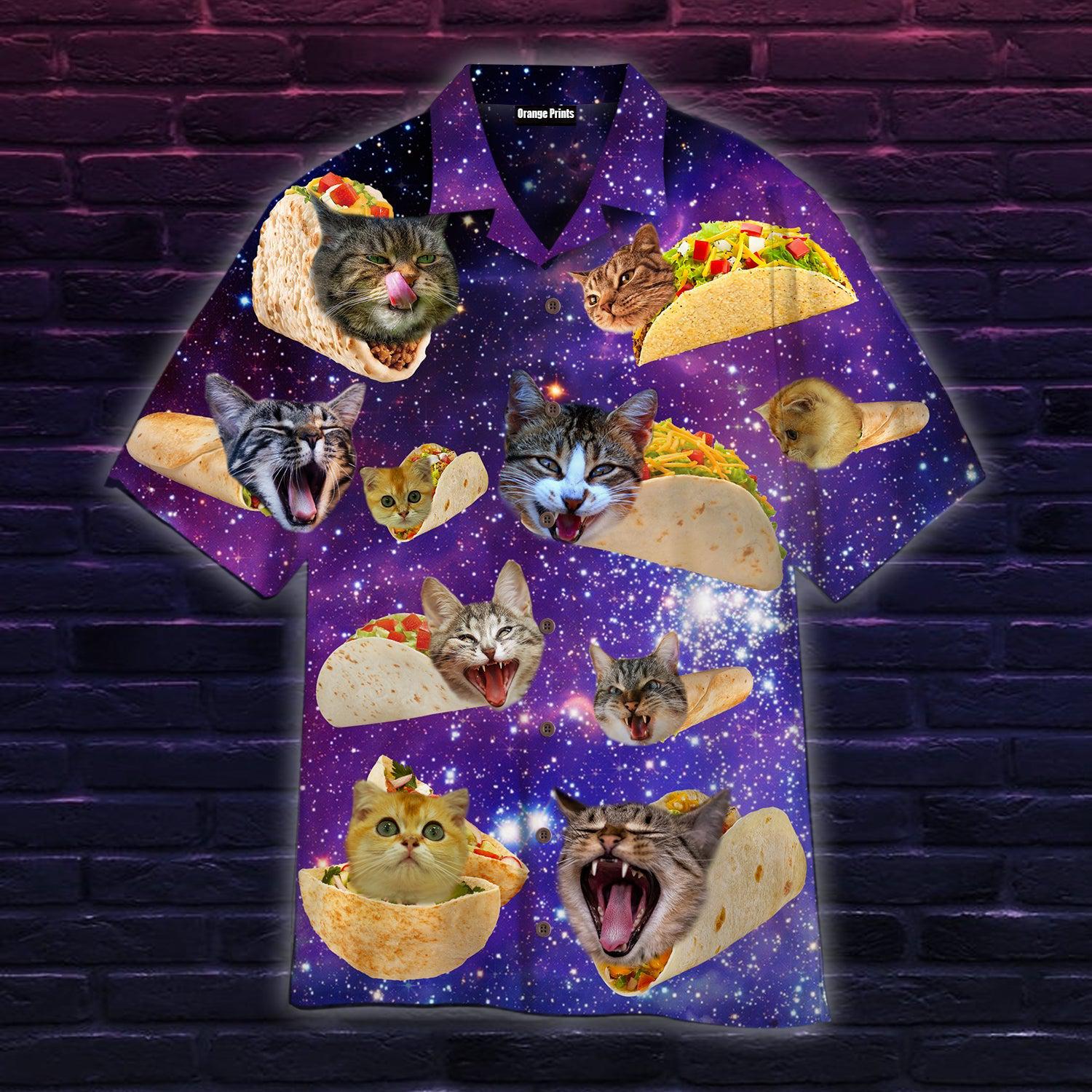 Discover Cool Galaxy Taco Cat Funny Aloha Hawaii Shirts For Men Women Ha12045