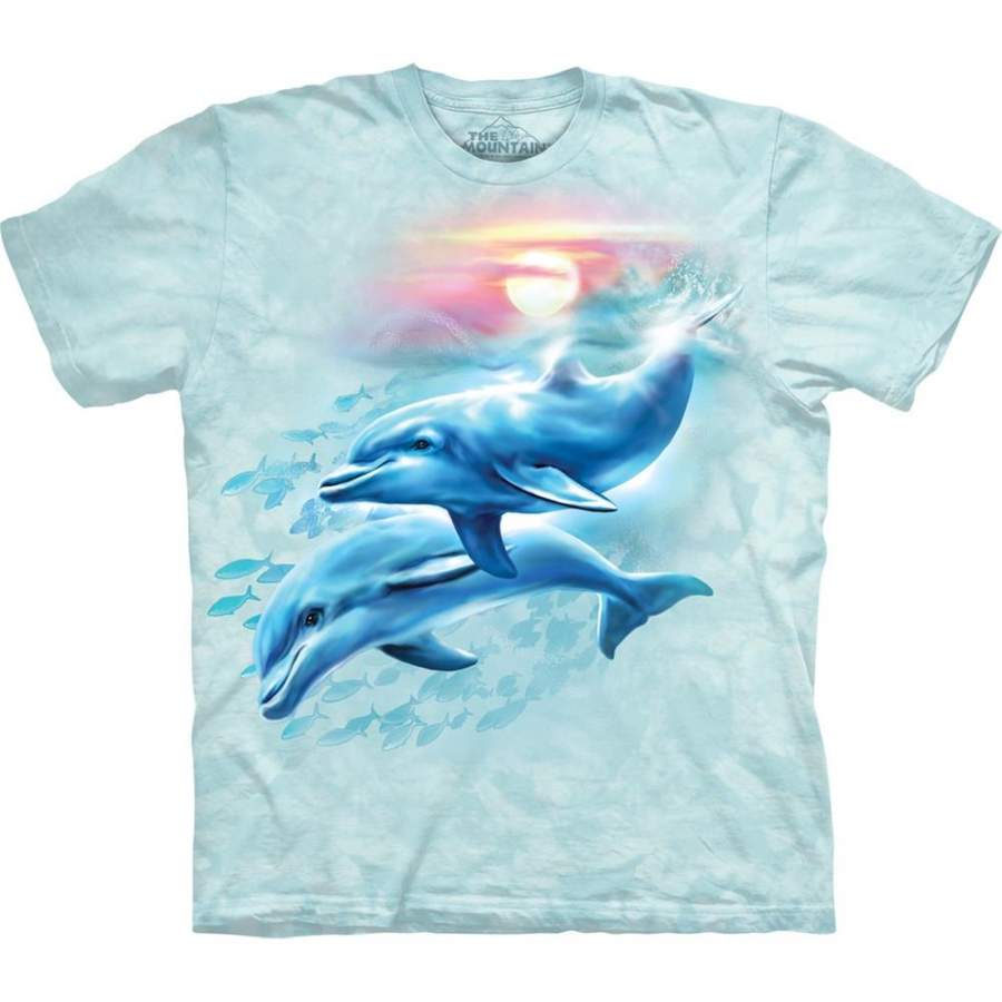 Dolphin Sunset Kids T-Shirt