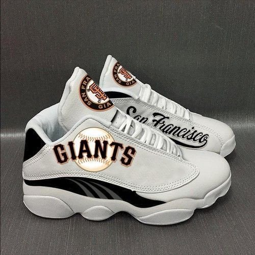 San Francisco Giants Black Grey Air Jordan 13 Printing Shoes Sneaker