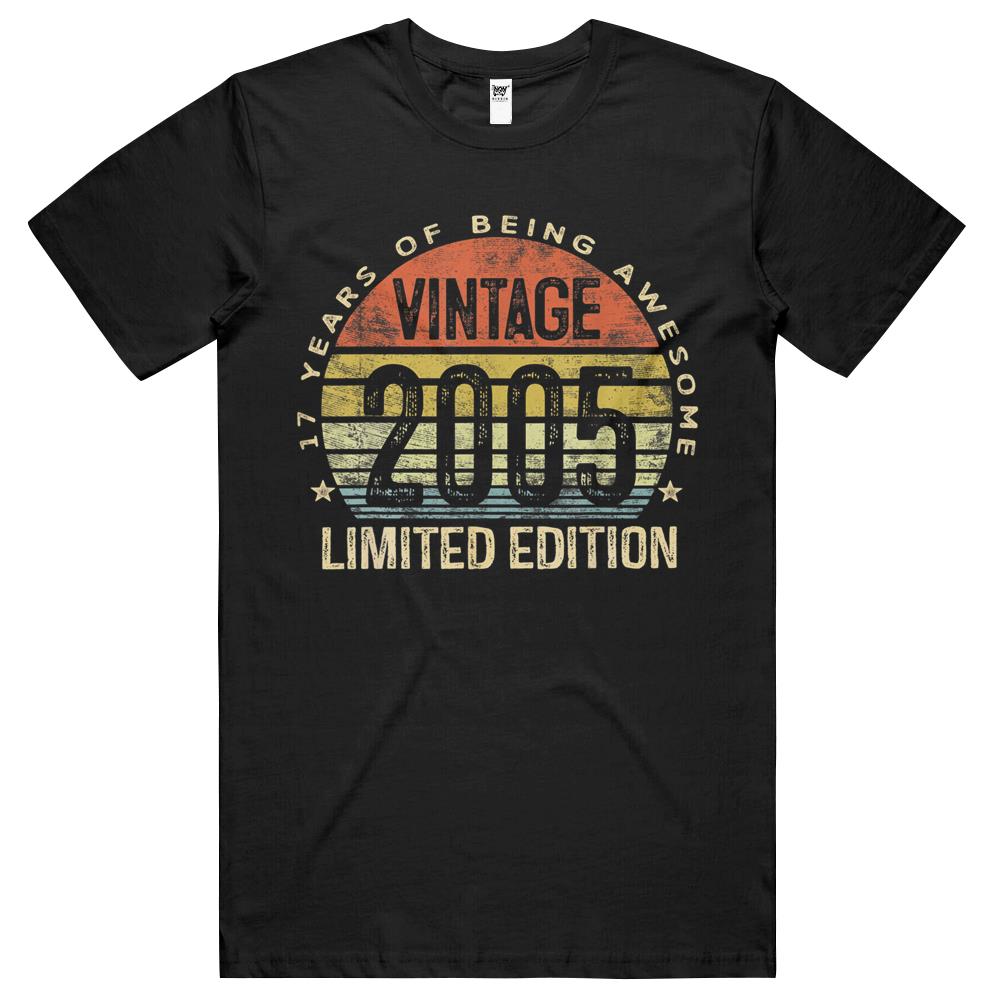 17 Year Old Gifts Vintage 2005 Limited Edition 17Th Birthday T Shirts