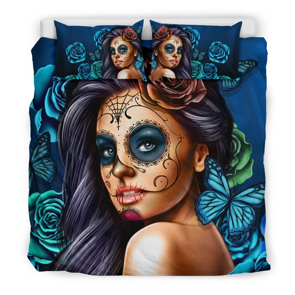 Black Bad Ass 3D Skull Bedding Sets