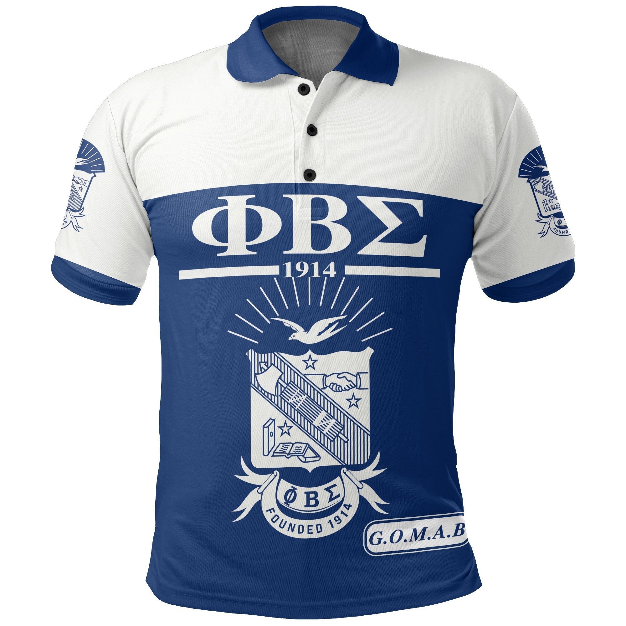 Fraternity Polo – Blue Phi Beta Sigma Polo Shirt