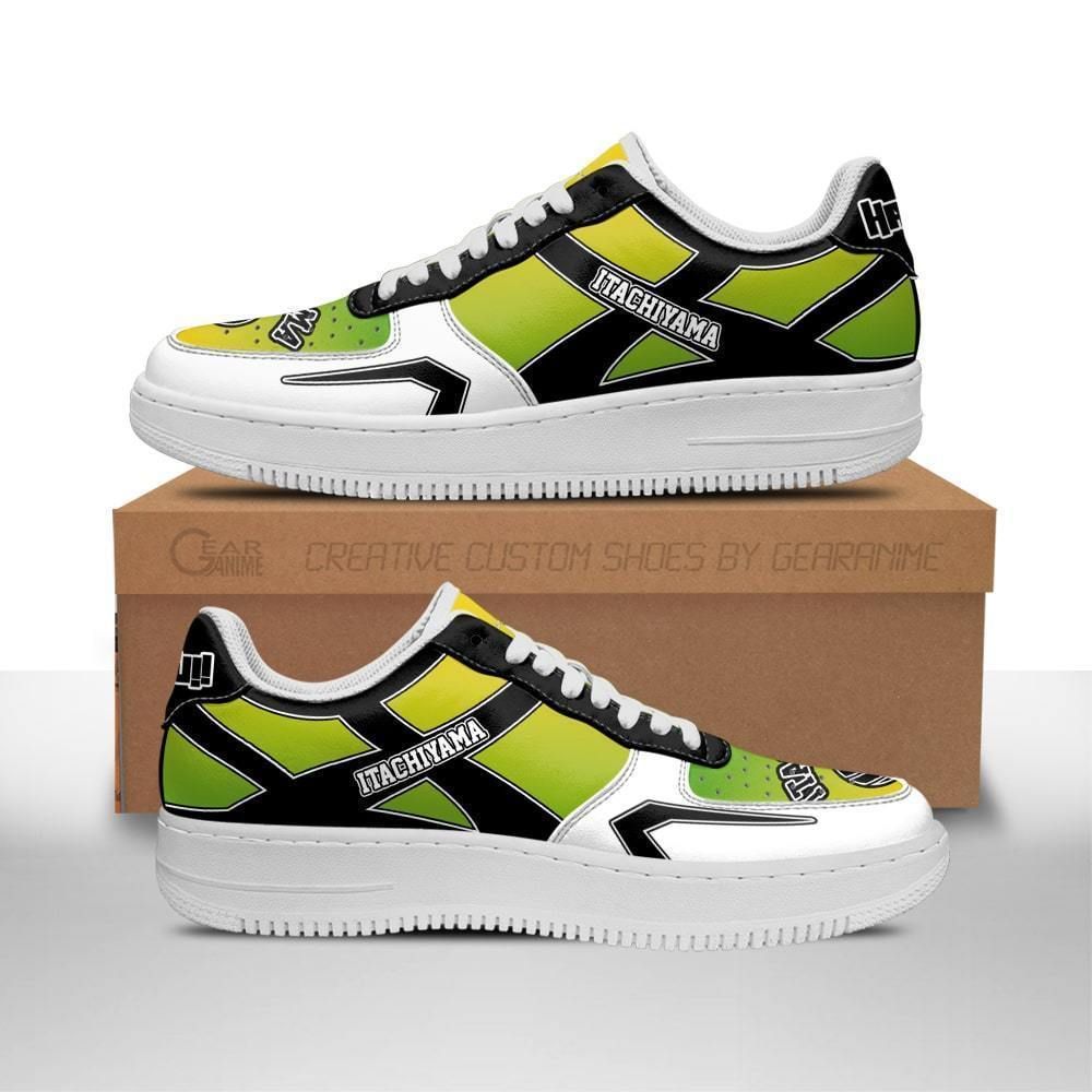 Haikyuu Itachiyama Academy Uniform Haikyuu Air Force Shoes Sneakers Custom Anime