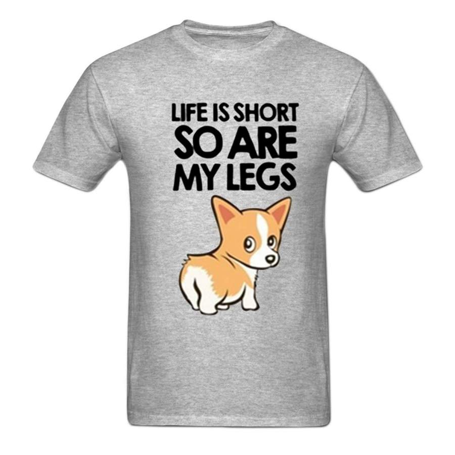 Men’s Life is Short so Are My Legs Pembroke Welsh Corgi T-Shirt