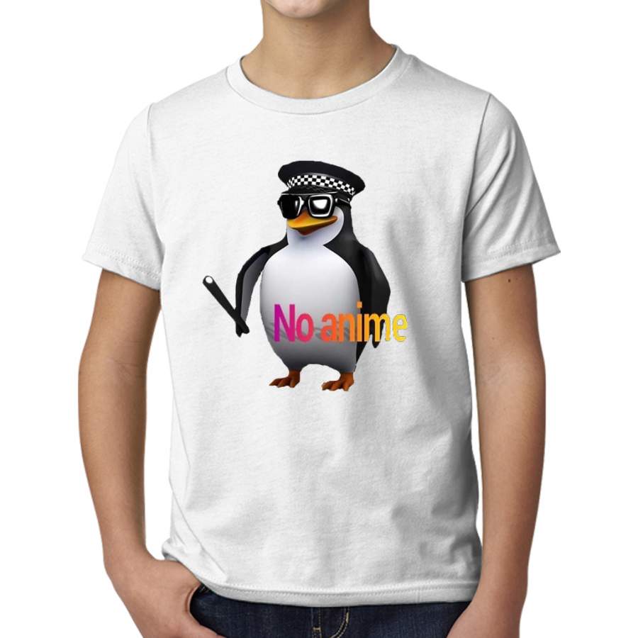 No Anime Penguin Young T-Shirt