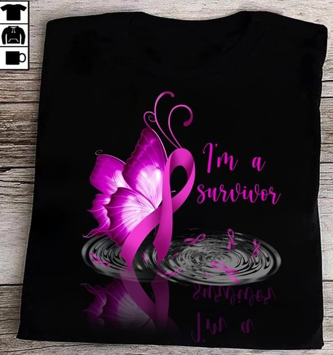 Breast Cancer Awareness I’M A Survivor T Shirt Hoodie Sweater