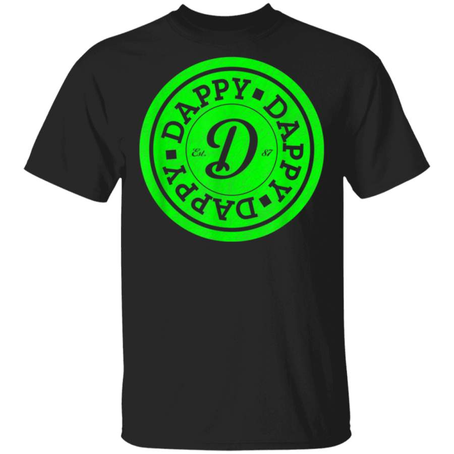 Dappy Official Neon Green Circle Logo TShirt