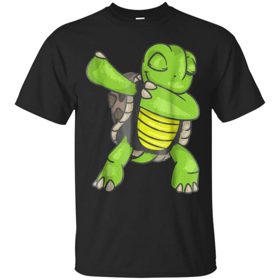 AGR Dabbing Turtle Shirt  Cool Sea Animal Fish Lovers Tee Gift Jaq T-shirt