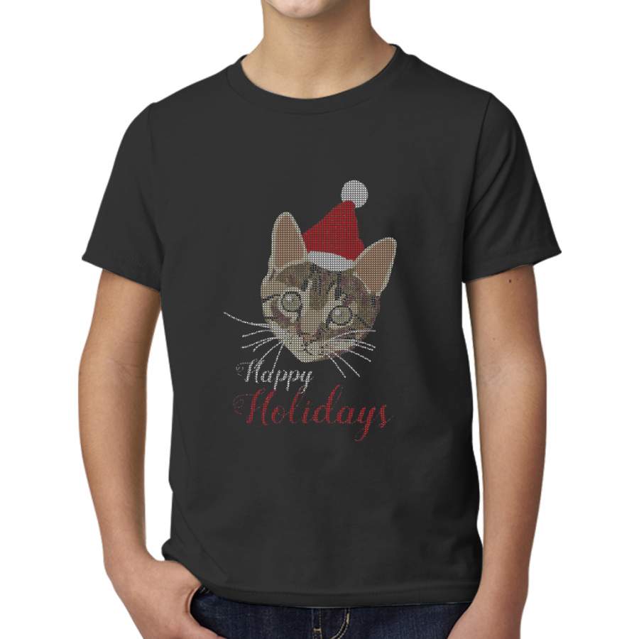 Ugly Christmas Cat Young T-Shirt