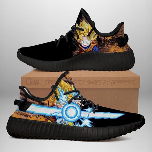 Best Power Skill Goten Yeezy Shoes Dragon Ball Z Anime Sneakers Fan