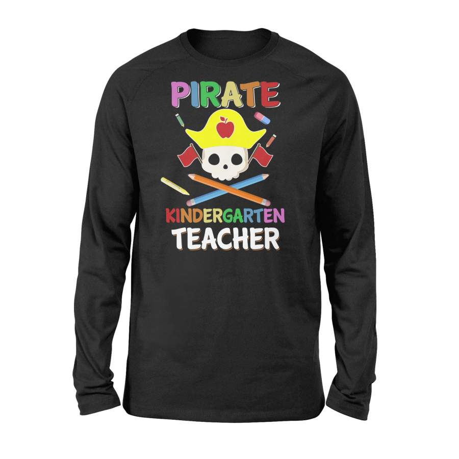 Pirate Kindergarten Teacher Costume Halloween Long Sleeve T Shirt