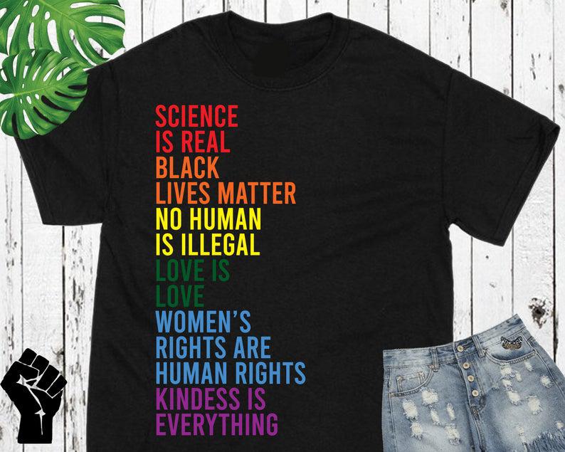 Science Is Real Shirt, Black Lives Matter, Black Lives Matter Shirt