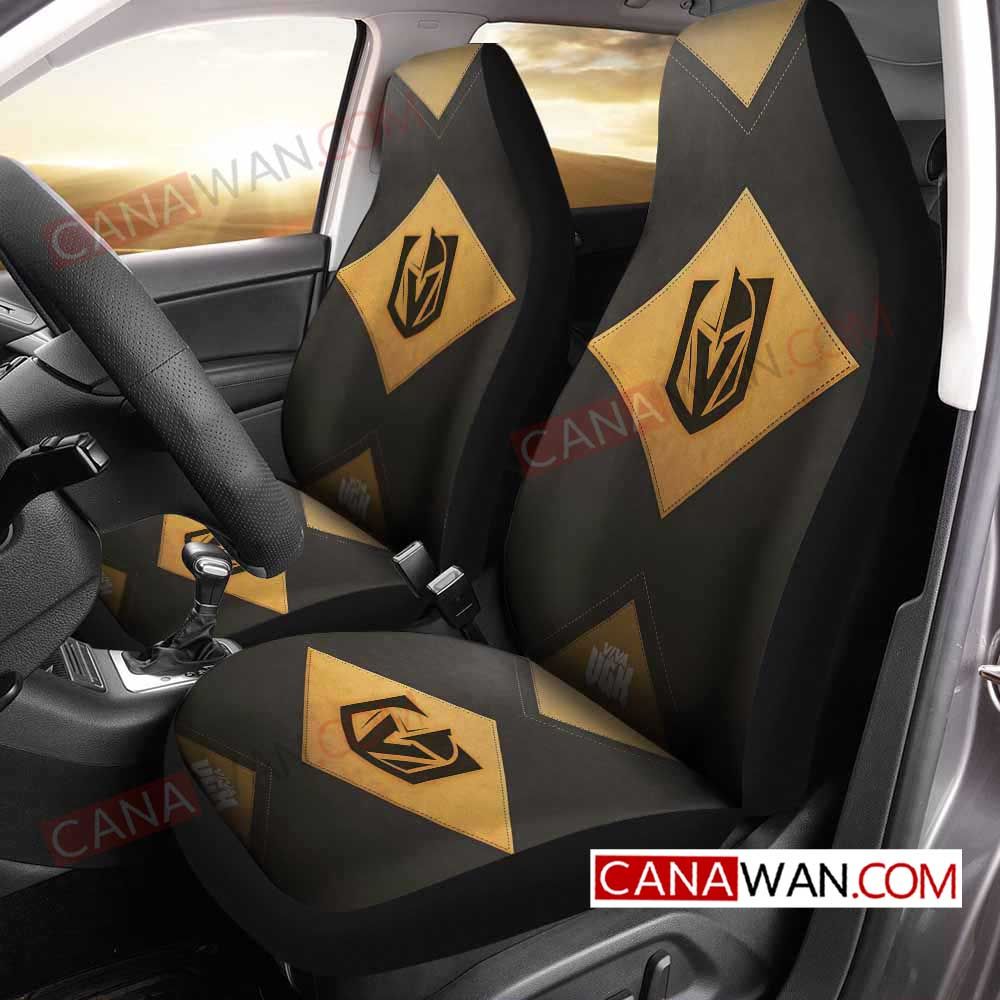 Vegas Golden Knights Logo Art Style12 3D Customized Personalized Car Seat Cover