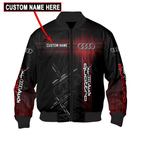 Custom Name Bomber Jacket Audi, Ram 3D Spring Autumn, Mens Casual Jacket Ec27