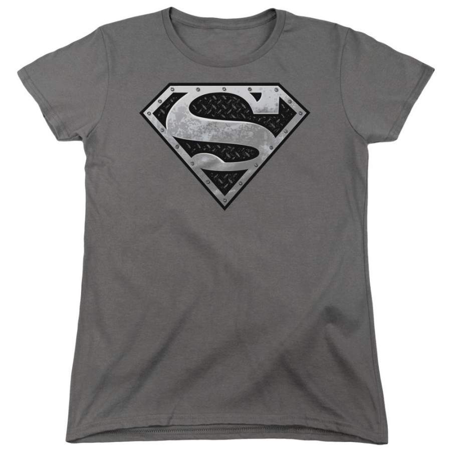 Superman Super Metallic Shield Women’s T-Shirt