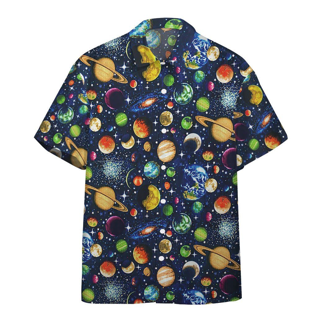 Gearhumans Solar System Custom Hawaiian Shirt Ha10738