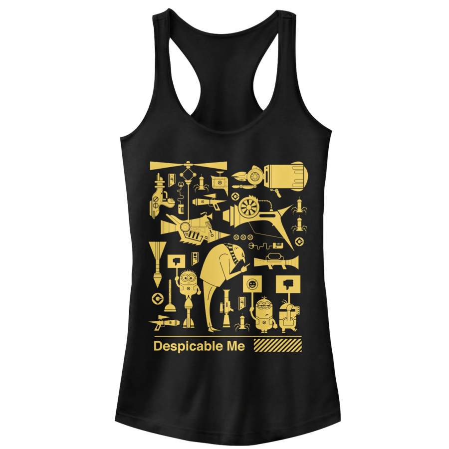 Despicable Me 3 Junior’s Minion Worker Strike  Racerback Tank