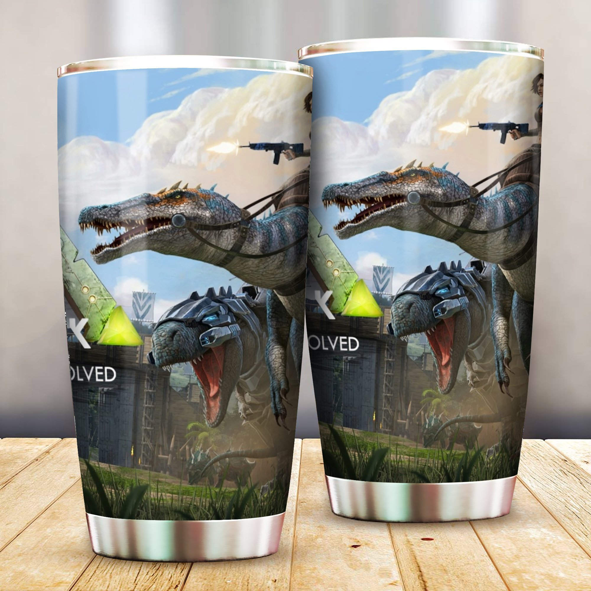 Ark Survival Evolved All Over Print Tumbler