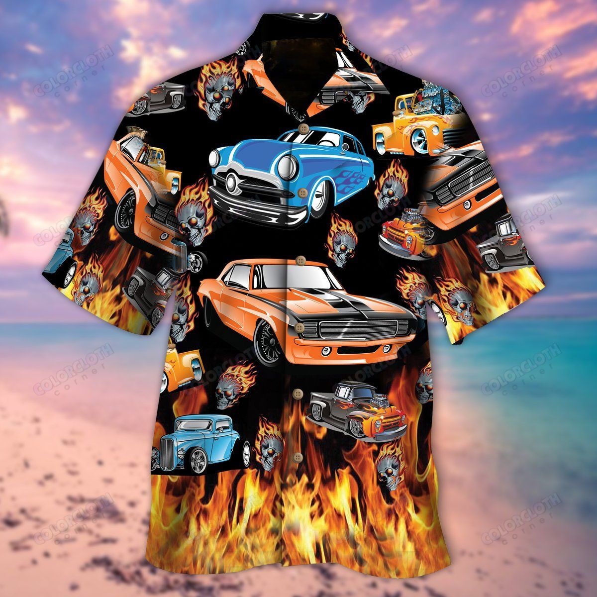 Magic Hot Rod Car Hawaii Shirt Ha53406