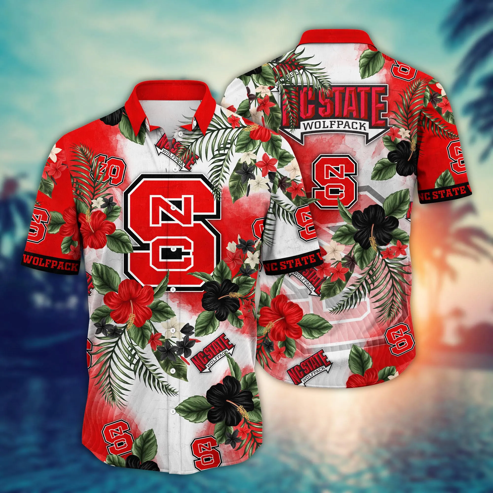 Nc State Wolfpack NCCA Hawaiian Shirt Sunlittime Aloha Shirt