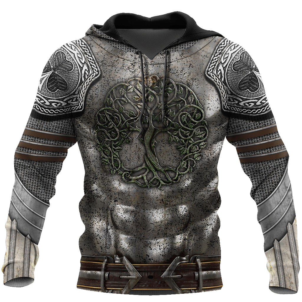 Irish Armor Warrior Knight Chainmail 3D All Over Printed Shirts For Men And Women Am260201